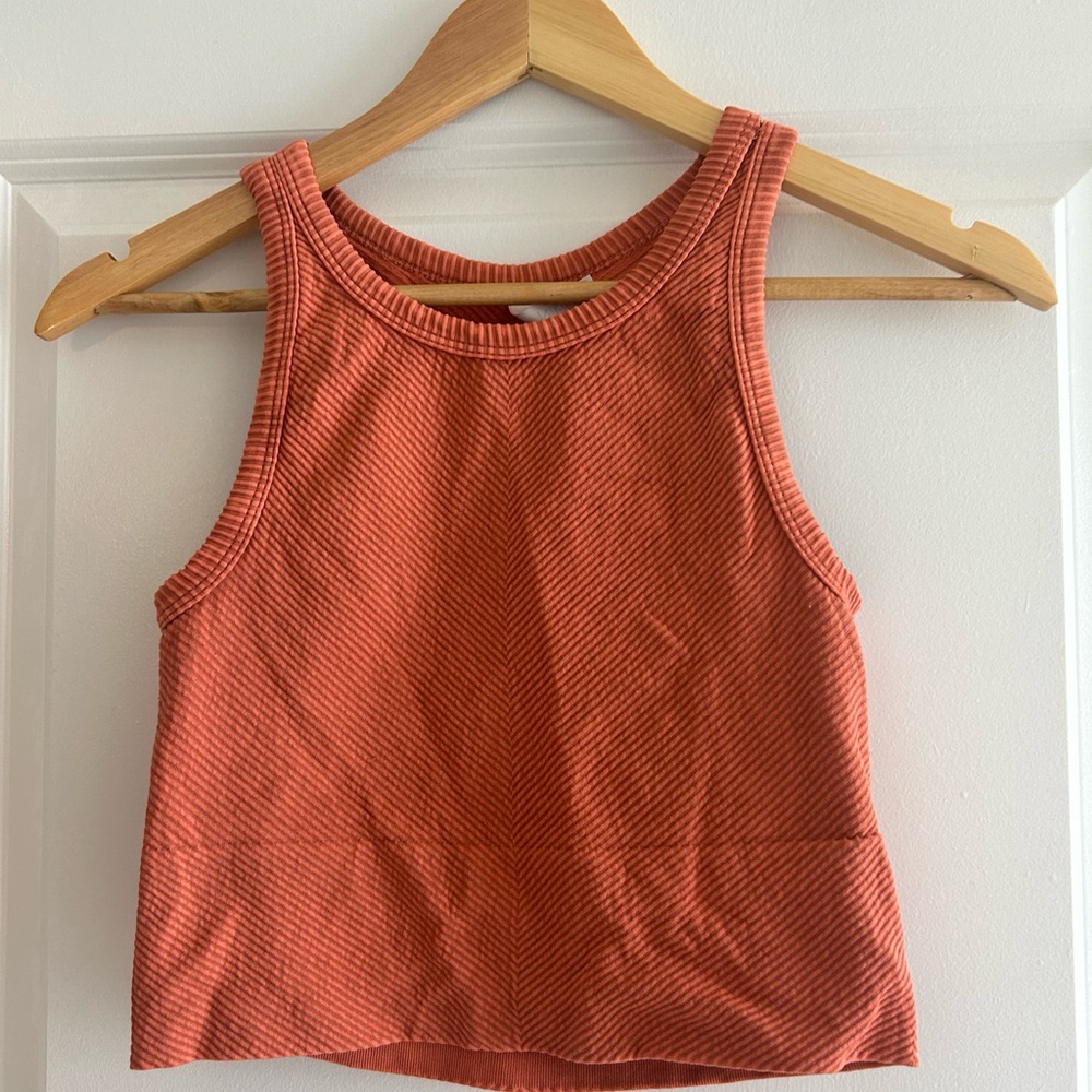 Nikibiki Terracotta ribbed Tank Top